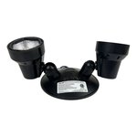 EMERGENCY REMOTE HEAD 1 | DOUBLE | 4W | 6-24VDC | BLACK | V1