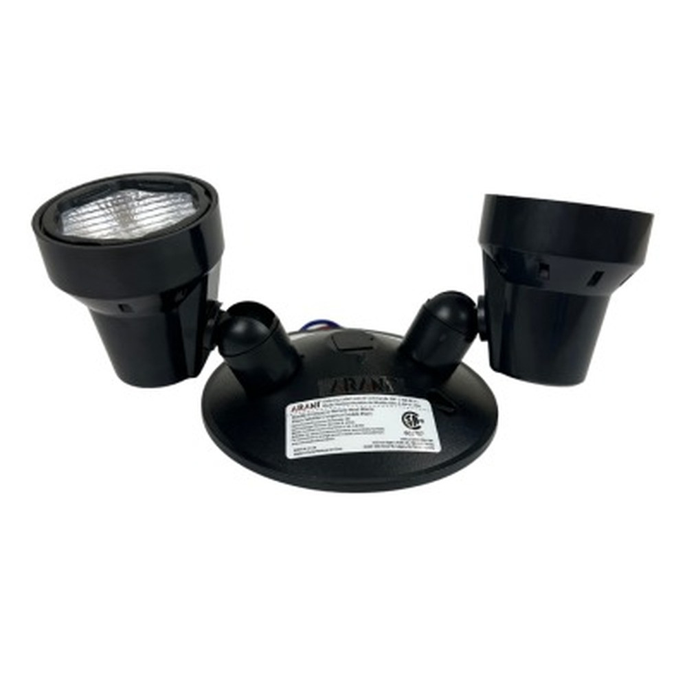 Emergency Remote Head 1 - Double - 4W - 6-24VDC - Black - V1