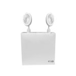 EML ÉCLAIRAGE D'URGENCE - BLOC-BATTERIE - BATTERIE 72W - 2 TÊTES 2W - 120/347V - ACIER - BLANC
