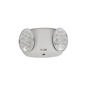 EML Emergency Lighting - Dual Head - Self-Powered - 2x2W Heads - 120-347V - Thermoplastic - White - 5 Year Warranty