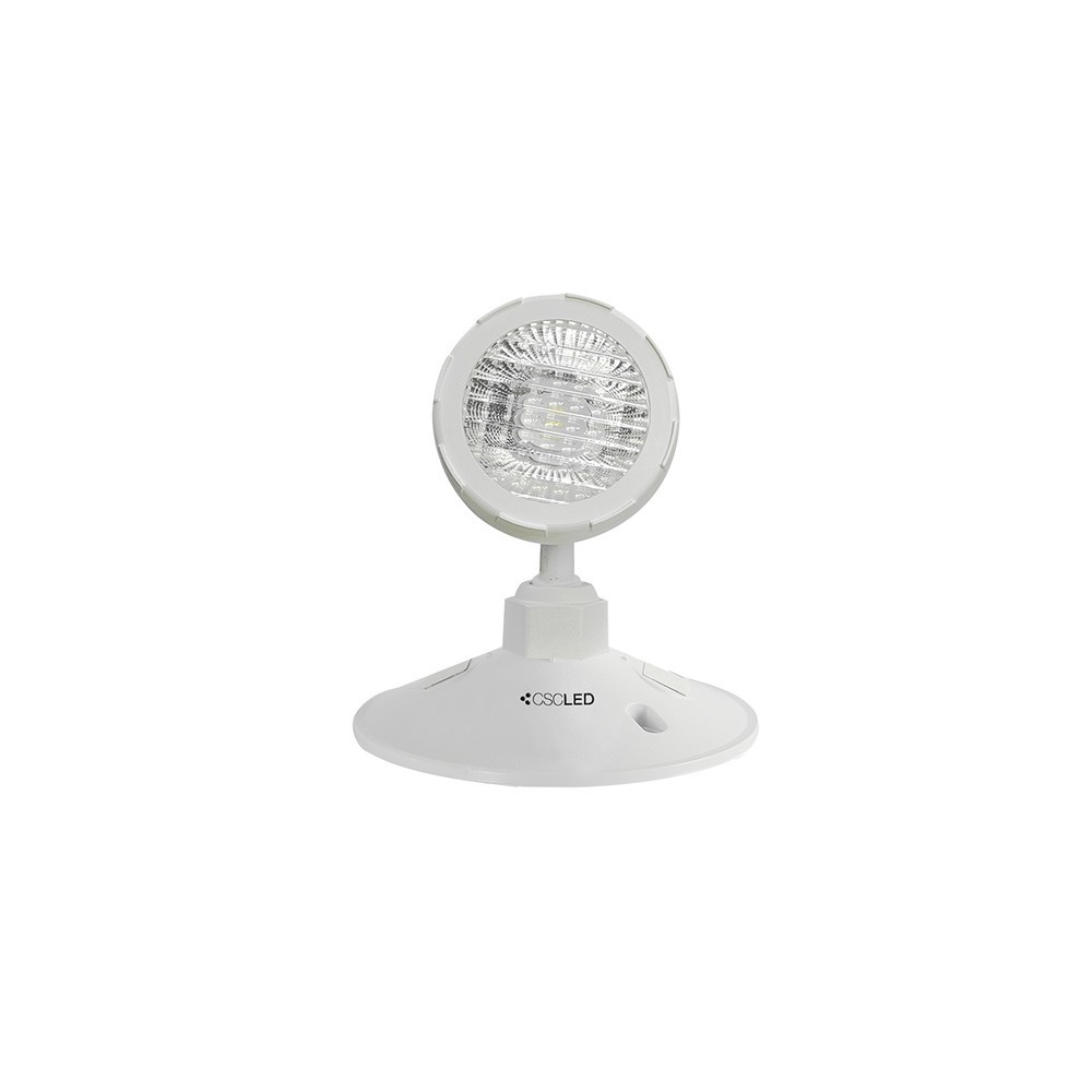 EML Emergency Lighting - Remote Head - 1x2W Heads - 6-24VDC - Thermoplastic - White - 5 Year Warranty