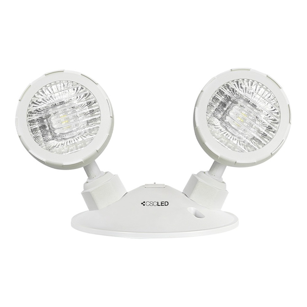 EML ÉCLAIRAGE D'URGENCE LED - TÊTE DÉPORTÉE - 2X2W - 6-24VDC - THERMOPLASTIQUE - BLANC