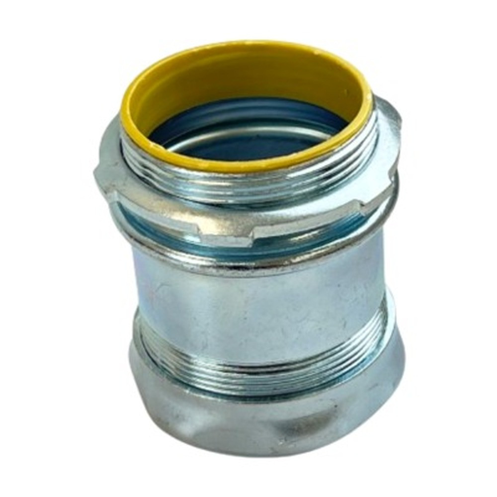 EMT Insulated Compression Connector - Steel - 3/4"
