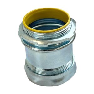 EMT Insulated Compression Connector - Steel - 1"