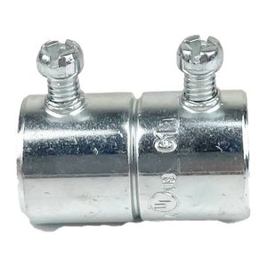 EMT SET SCREW COUPLING-STEEL 1/2"