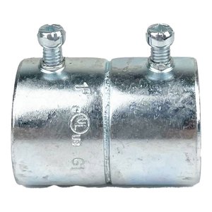 EMT SET SCREW COUPLING-STEEL 1"