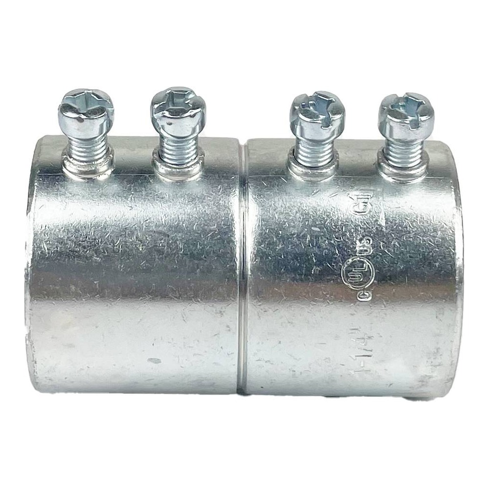 EMT SET SCREW COUPLING-STEEL 1 1/2"