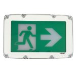 Weatherproof Plastic Running Man 4 - No Bat - 1W - AC 120-347V - V1