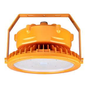 EXPR ROUND EXPLOSION PROOF FIXTURE, HAZLOC, 100W, 5000K, 120-277V, ORANGE