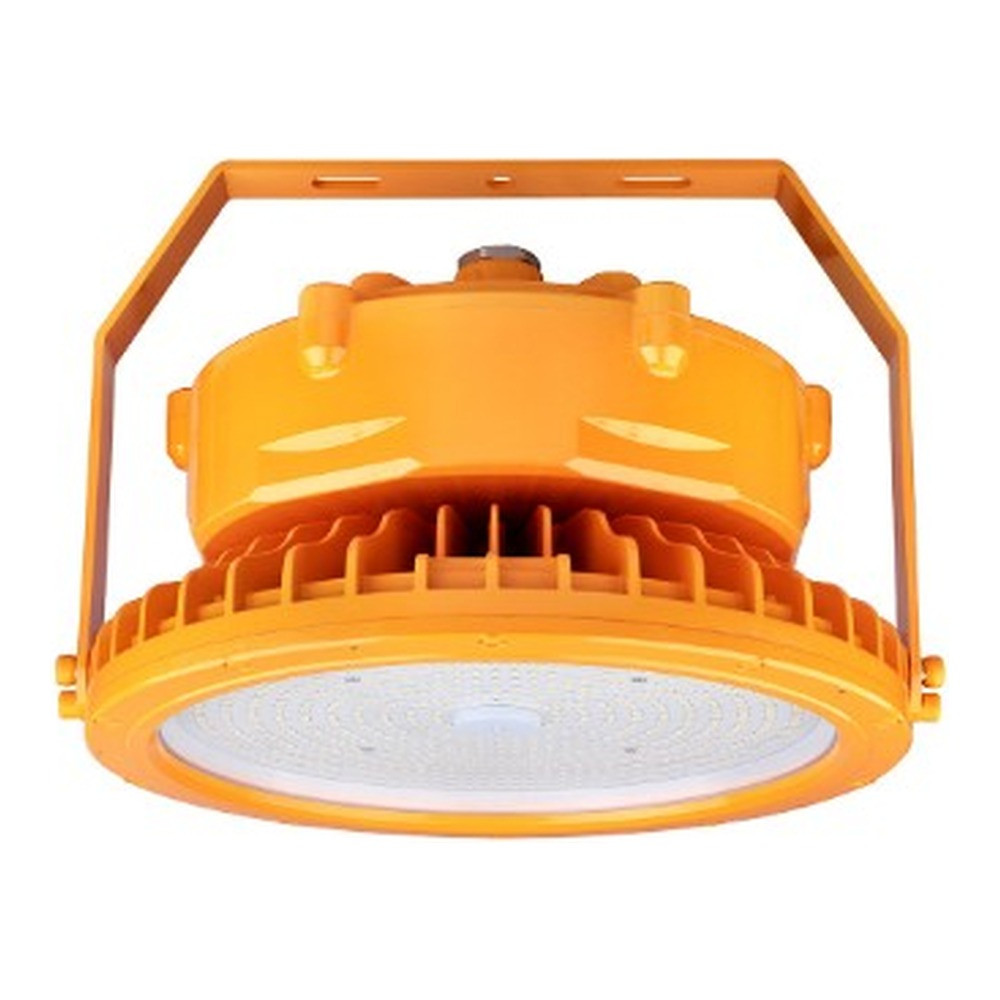 EXPR Round Explosion Proof Fixture - Hazloc - 100W - 5000K - 120-277V - Orange - 5 Year Warranty