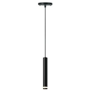FIT CYLINDER PENDANT WITH GU10 SOCKET - BLACK