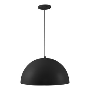 FIT FIXTURE - DOME - 16" - BLACK FINISH - PENDANT - 1*E26 BASE - 2PACK. LAMP NOT INCLUDED. UFO IS RECOMMENDED.