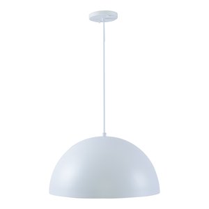 FIT FIXTURE - DOME - 16" - WHITE FINISH - PENDANT - 1*E26 BASE - 2PACK. LAMP NOT INCLUDED. UFO IS RECOMMENDED.