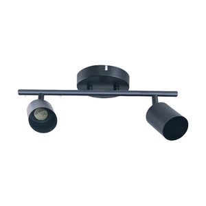 FIT SURFACE MOUNT TRACK - 20-INCH - 2-HEAD - GU10 SOCKET - BLACK