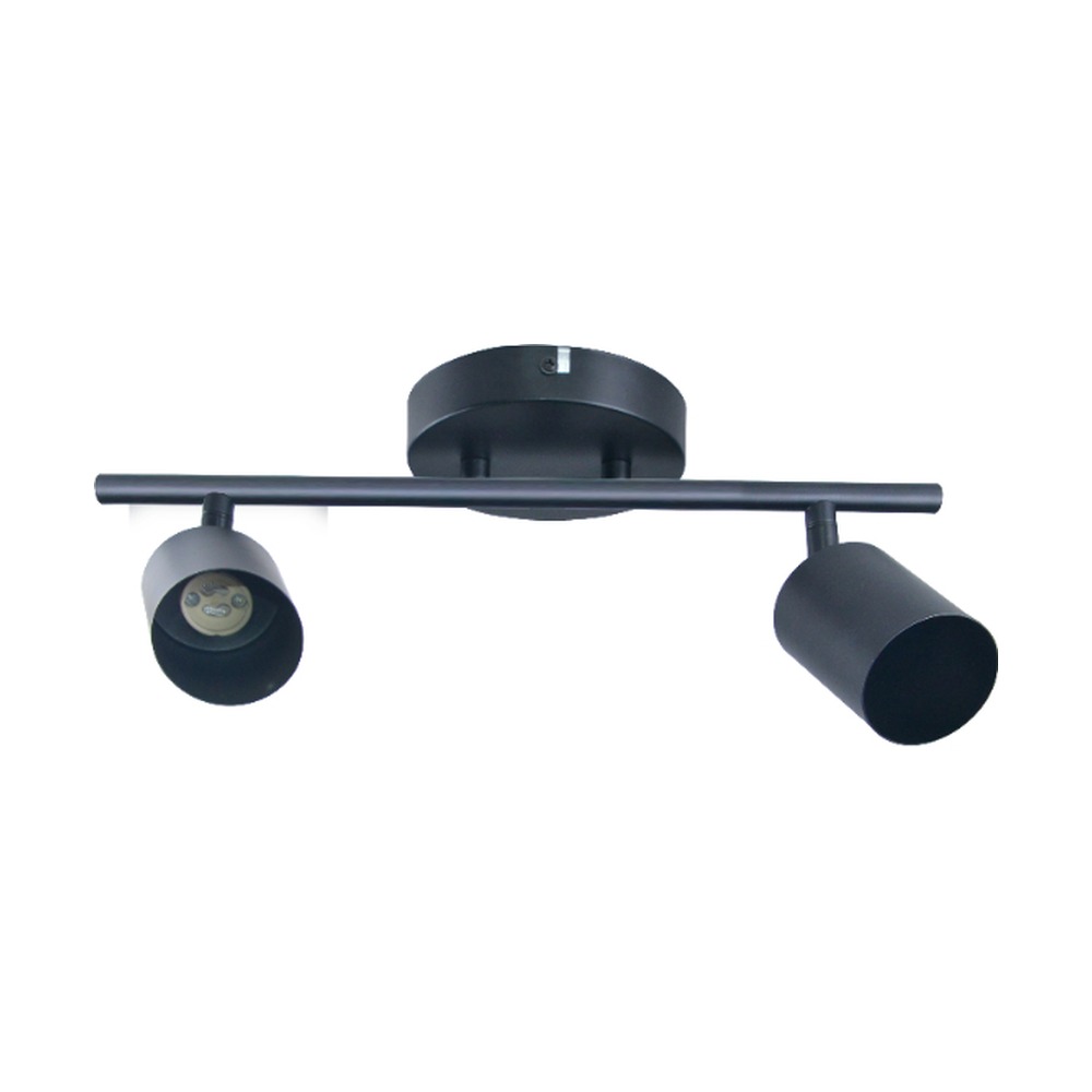 FIT SURFACE MOUNT TRACK - 20-INCH - 2-HEAD - GU10 SOCKET - BLACK