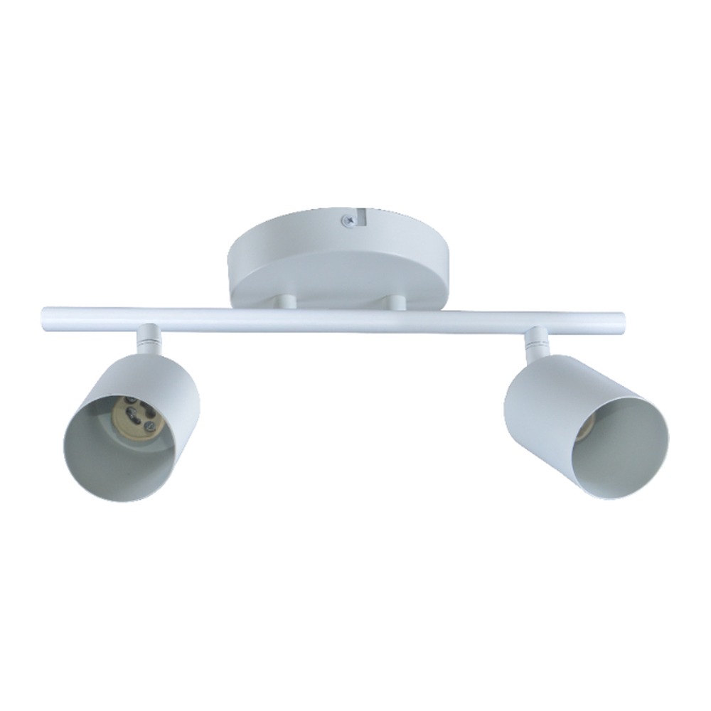 FIT SURFACE MOUNT TRACK - 20-INCH - 2-HEAD - GU10 SOCKET - WHITE