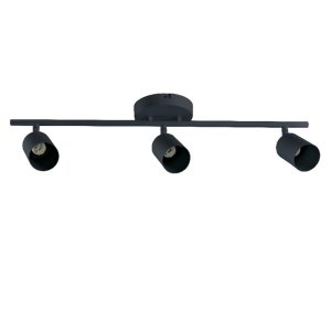FIT SURFACE MOUNT TRACK - 30-INCH - 3-HEAD - GU10 SOCKET - BLACK
