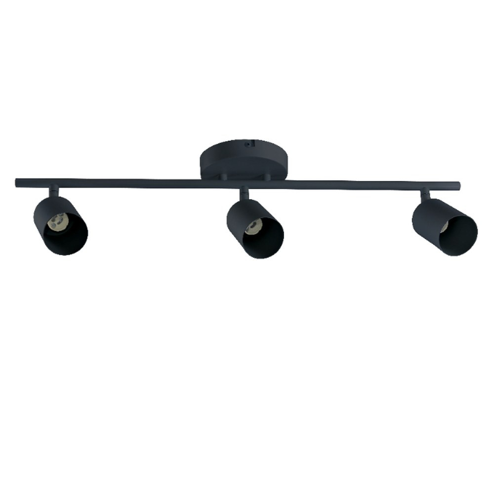 FIT SURFACE MOUNT TRACK - 30-INCH - 3-HEAD - GU10 SOCKET - BLACK