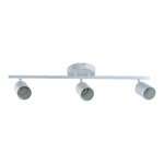 FIT SURFACE MOUNT TRACK - 30-INCH - 3-HEAD - GU10 SOCKET - WHITE