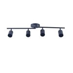 FIT SURFACE MOUNT TRACK - 30-INCH - 4-HEAD - GU10 SOCKET - BLACK