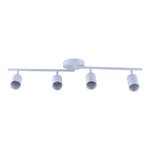 FIT SURFACE MOUNT TRACK - 30-INCH - 4-HEAD - GU10 SOCKET - WHITE