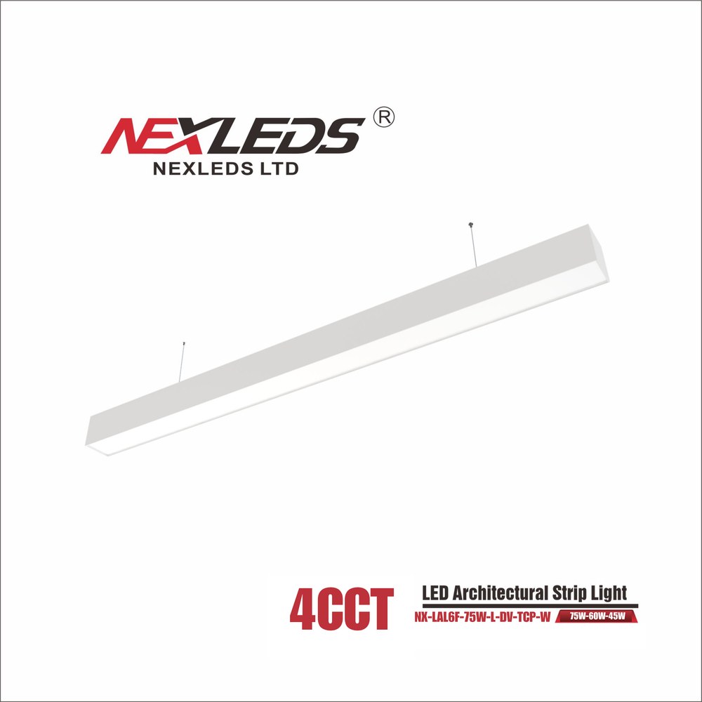 LED ARCHITECTURAL LINEAR UP AND DOWNLIGHT ADJUSTABLE FIXTURE [6FT. BLACK]