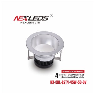 4" Split deep regress  commercial downlight Wet Location AND dimmable