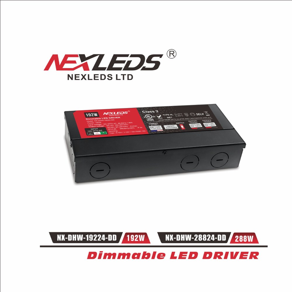 LED CLASS 2 12 & 24V SWITCHABLE 5 dimming options Magnetic (NX-DHW-28824-DD)