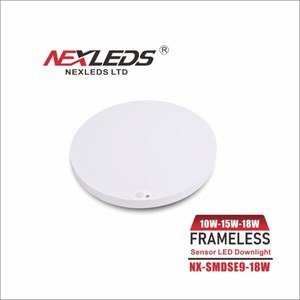 9" FRAMELESS SENSOR DOWNLIGHT FIXTURE