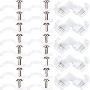 MOUNTING CLIPS WITH SCREWS - 50 PCS/PKG - FOR 120V LONG-RUN LED STRIP