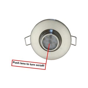 ROUND SWIVEL TRIM - BRUSHED NICKEL - FITS: MR16 / RD10 / RD7 - BRUSHED NICKEL