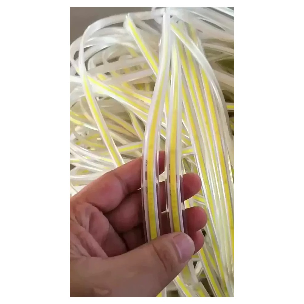 LED HIGH VOLTAGE 10MM COB TAPE LIGHT320 CHIPS/M IP67[25 METER REEL] 6W/M 5K