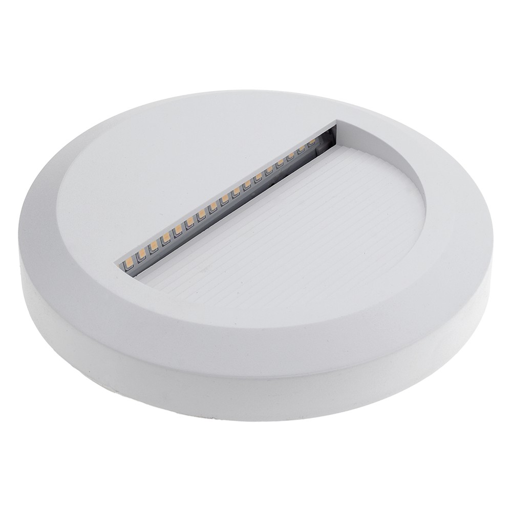 3K Small Round Step Light (in white)