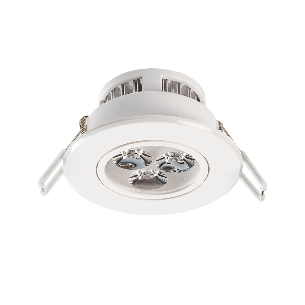 CONCRETESTAR RECESSED LED LIGHT FOR CONCRETE OR INGROUND - TRIMLESS - 12V DC - 0.5W - DIMMABLE - 3000K