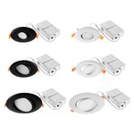 4" 11W RGB Tunable White 2700K-4000K WiFi Directional LED Recessed Light Matte White