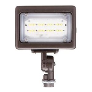 CSC LED FLM02 MINI PROJECTEUR LED 15W 4000K BRONZE – FLOOD/AREA LIGHT - 120-277V - CERTIFIÉ DLC