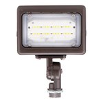 FLM02 MINI FLOOD LIGHT, FLOOD/AREA LIGHTS, 15W, 4000K, 120-277V, BRONZE, DLC S-5VDWLB