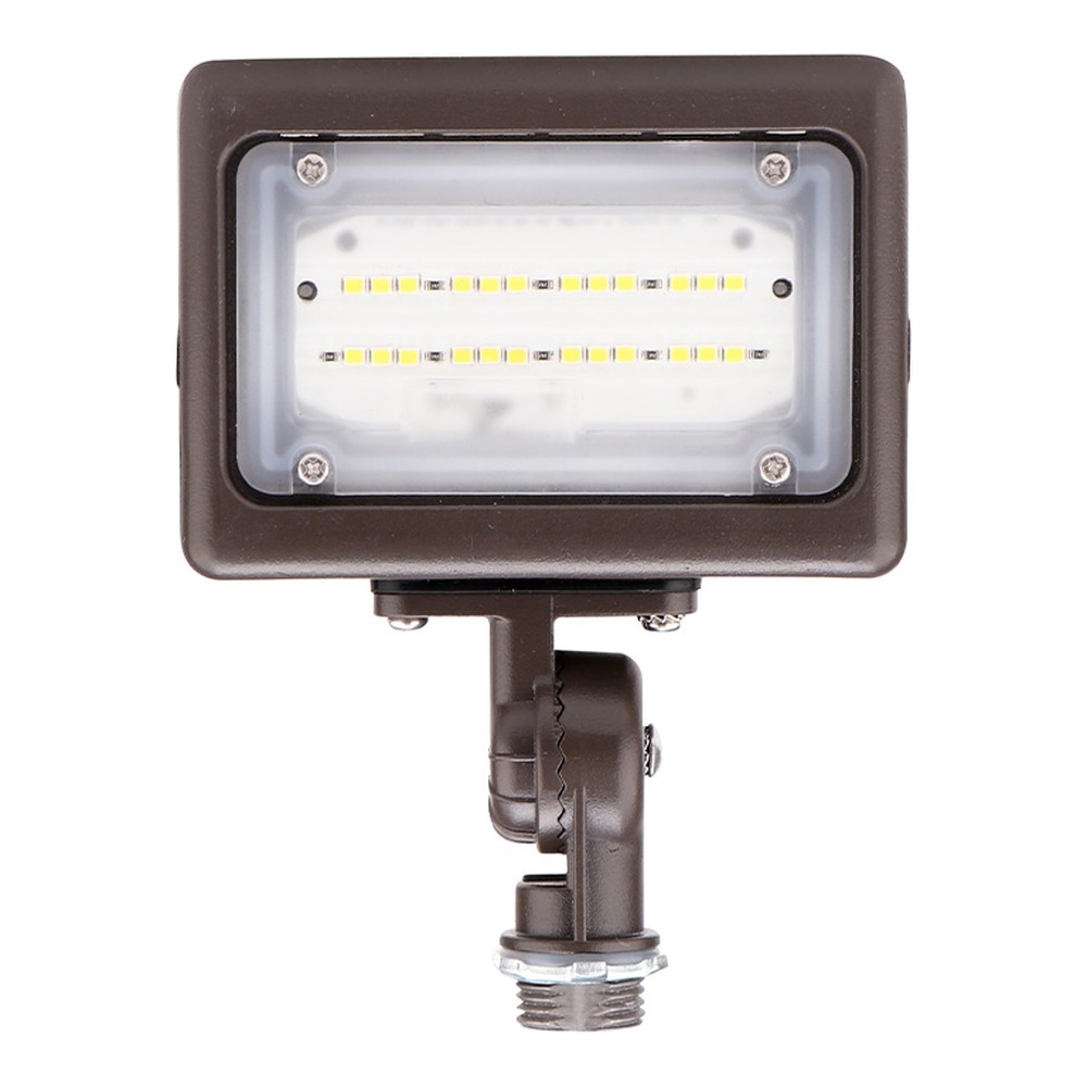FLM02 MINI FLOOD LIGHT, FLOOD/AREA LIGHTS, 15W, 4000K, 120-277V, BRONZE, DLC S-5VDWLB