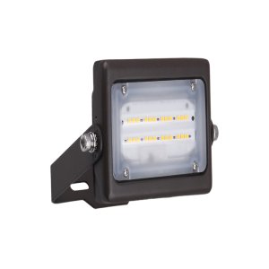 FLM02 Mini Flood Light - Flood/Area Lights - 15W - 4000K - 120-277V - Bronze - 10 Year Warranty