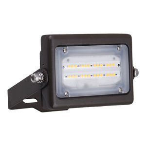 FLM02 MINI FLOOD LIGHT, FLOOD/AREA LIGHTS, 15W, 4000K, 120-277V, BRONZE