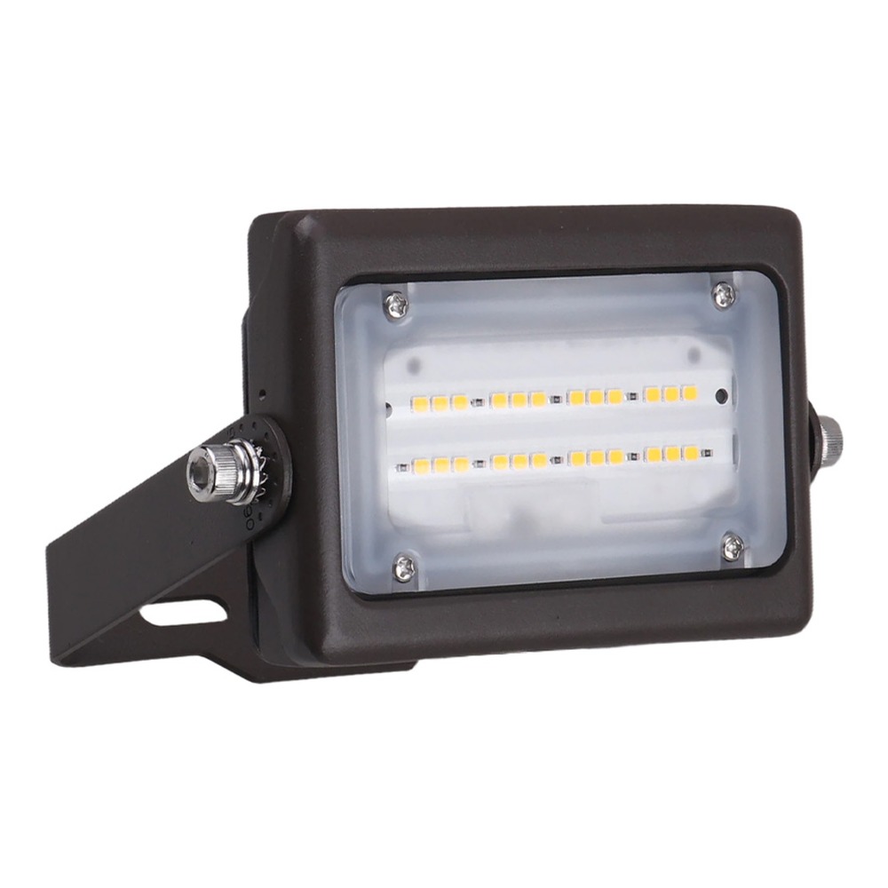 FLM02 MINI FLOOD LIGHT, FLOOD/AREA LIGHTS, 15W, 4000K, 120-277V, BRONZE