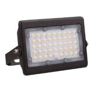 CSC LED FLM02 MINI PROJECTEUR LED 50W | 3CCT SÉLECTIONNABLE | 120-347V | BRONZE | DLC |