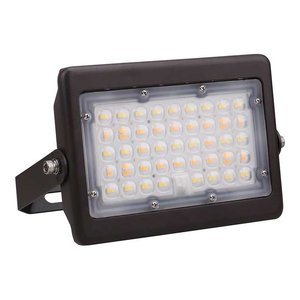 FLM02 MINI FLOOD LIGHT, FLOOD/AREA LIGHTS, 20W/30W/50W, 3000K/4000K/5000K, 120-347V, BRONZE, DLC S-Y1BN2H