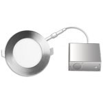 FLPB-4F + FLPB-4D - ROND - FIL FT1. 30K. VENDU EN BOÎTES DE 12. LED 10W - 750 LUMENS. ANGLE DE FAISCEAU 110°. 47/8 DIAM