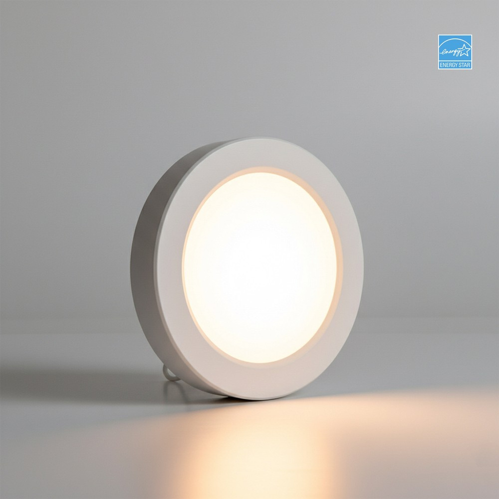PLAFONNIER LED ENCASTRÉ 5 POUCES AVEC CCT AJUSTABLE - 10W - 600LM - 120V - GRADATION TRIAC - 5CCT (2700K - 3000K - 3500K