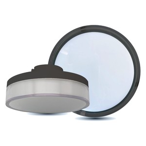 IP65 WET LOCATION (OUTDOOR) - 12" FLUSH MOUNT W/ ADJUSTABLE CCT. 22W, 1700LMNS, 120V TRIAC DIMMING (2700K, 3000K, 3500K, 4000K, 5000K) - BLACK **NEW ITEM**