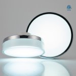 IP65 WET LOCATION (OUTDOOR) - 12" FLUSH MOUNT W/ ADJUSTABLE CCT. 22W - 1700LMNS - 120V TRIAC DIMMING (2700K - (FM2-12-WET-CH)