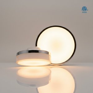 IP65 WET LOCATION (OUTDOOR) - 5" FLUSH MOUNT W/ ADJUSTABLE CCT. 10W - 800LMNS - 120V TRIAC DIMMING (2700K - (FM2-5-WET-BK)