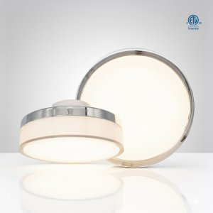 IP65 WET LOCATION (OUTDOOR) - 7" FLUSH MOUNT W/ ADJUSTABLE CCT. 15W - 1200LMNS - 120V TRIAC DIMMING (2700K - (FM2-7-WET-CH)