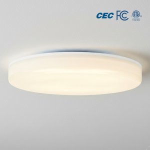 12" FRAMELESS FLUSH MOUNT W/ ADJUSTABLE 5CCT (2700K - 3000K - 3500K - 4000K - 5000K) - 25W - 2000 LUMENS - TRIAC